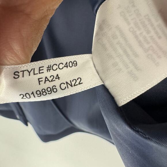 J. Crew Collection Relaxed Blazer Crest Embellishment In Wool-Blend Navy 12 NWT - Picture 9 of 13